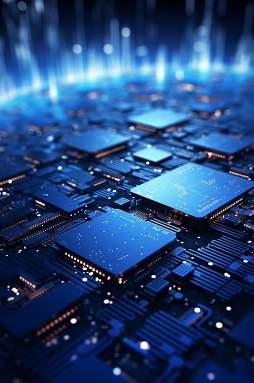 ai数字艺术科技互联网数据芯片背景图